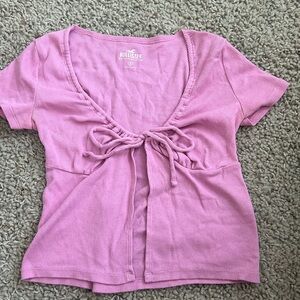 Size small light pink hollister top